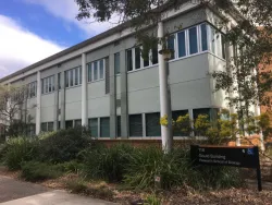 Gould Building from Linnaeus Way